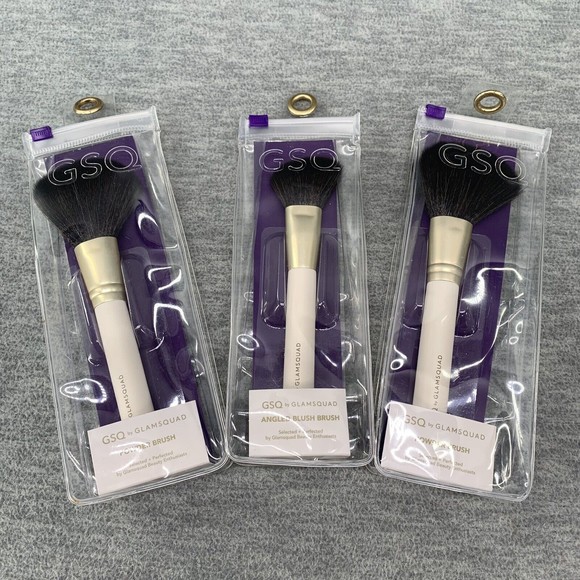 GSQ Angled Blush & Powder Brush Set of 3 - Picture 2 of 6